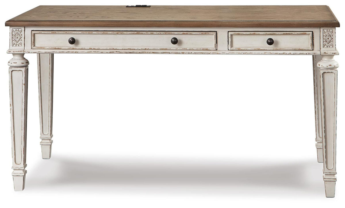 Realyn Home Office Desk and 74-Inch Bookcase — 2-Piece Set Signature Design by Ashley® Home Office