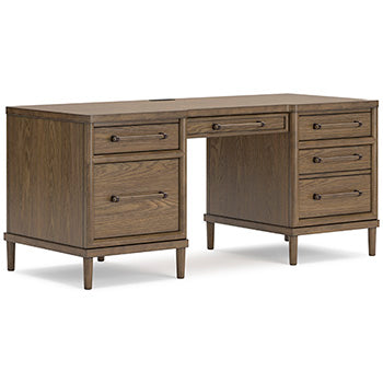 Roanhowe 68 Inch Home Office Desk — 6 Drawers with USB Signature Design by Ashley® Home Office
