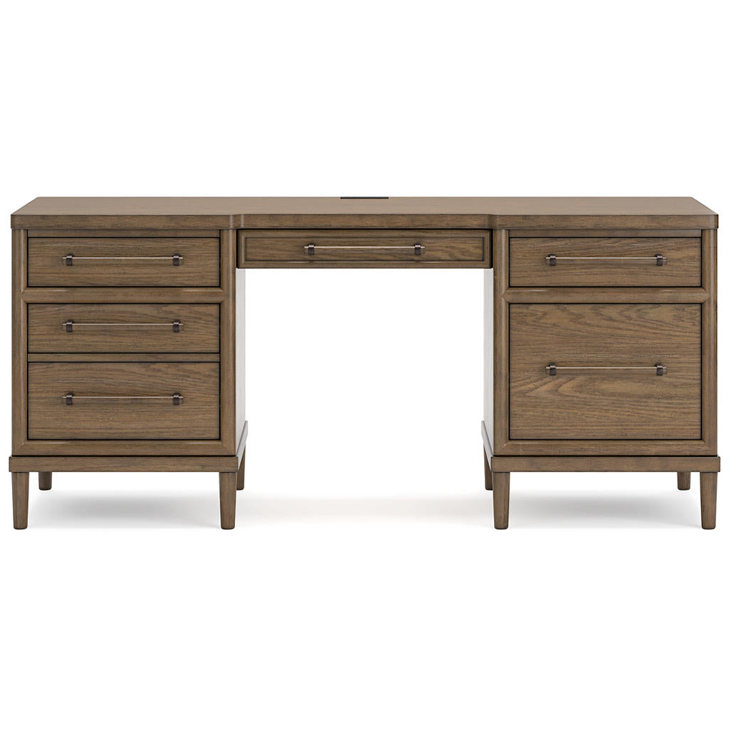 Roanhowe 68 Inch Home Office Desk — 6 Drawers with USB Signature Design by Ashley® Home Office