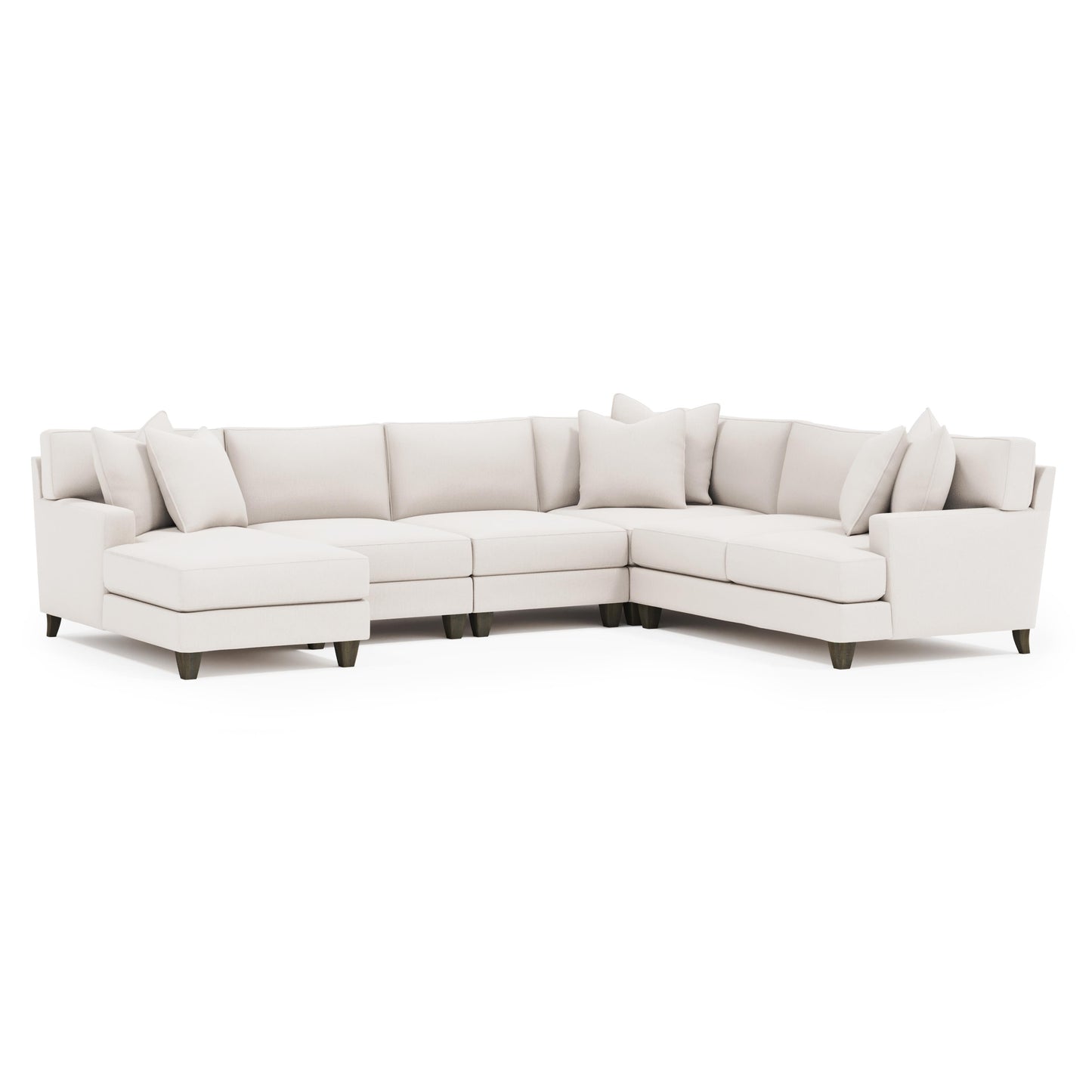 Bernhardt Mila Sectional – 5-Piece — Room-Filling Modular Comfort