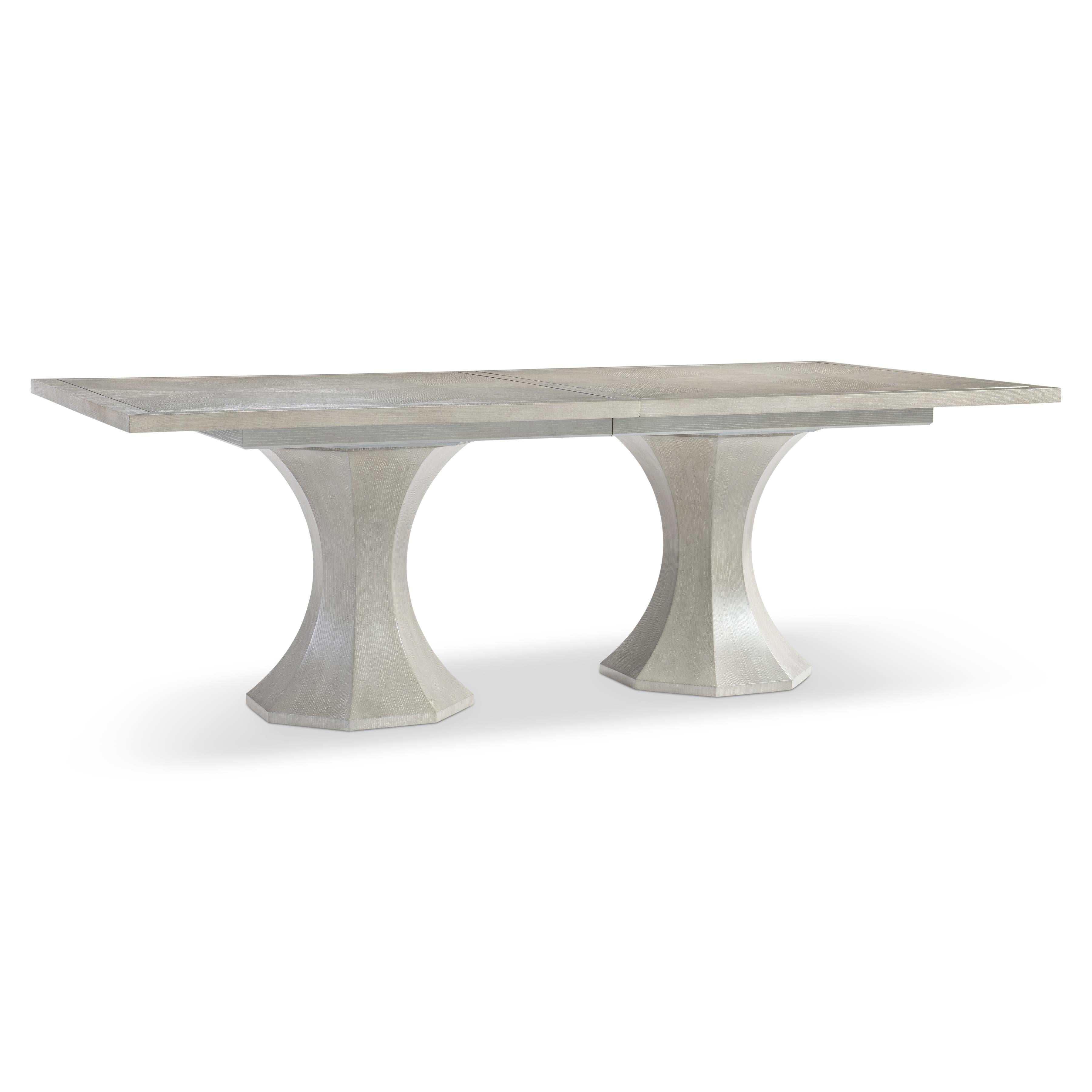 Bernhardt Cornelia Rectangular Dining Table — Parquetry in Nebbia Bernhardt Dining Table