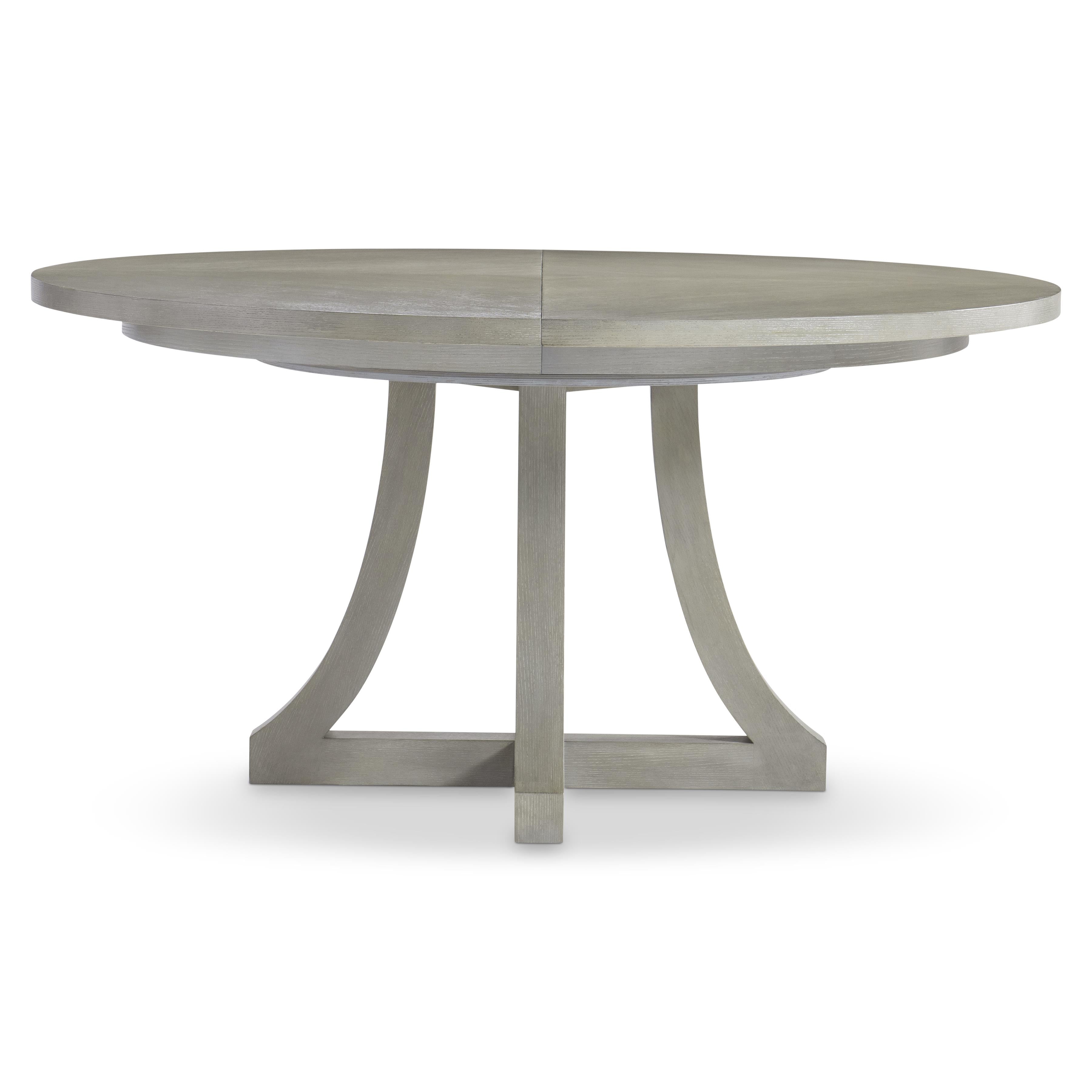 Bernhardt Cornelia Round Dining Table — 60-Inch Top, Expanding Leaf Bernhardt Dining Table