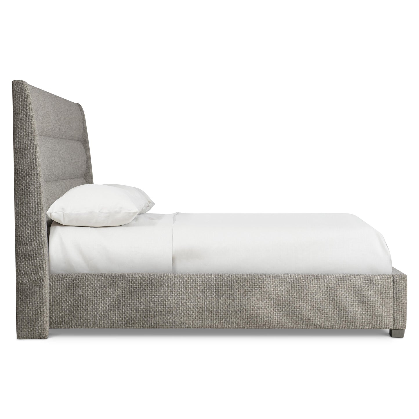 Bernhardt Vale Panel Bed — Channeled Upholstered King Bernhardt Bed