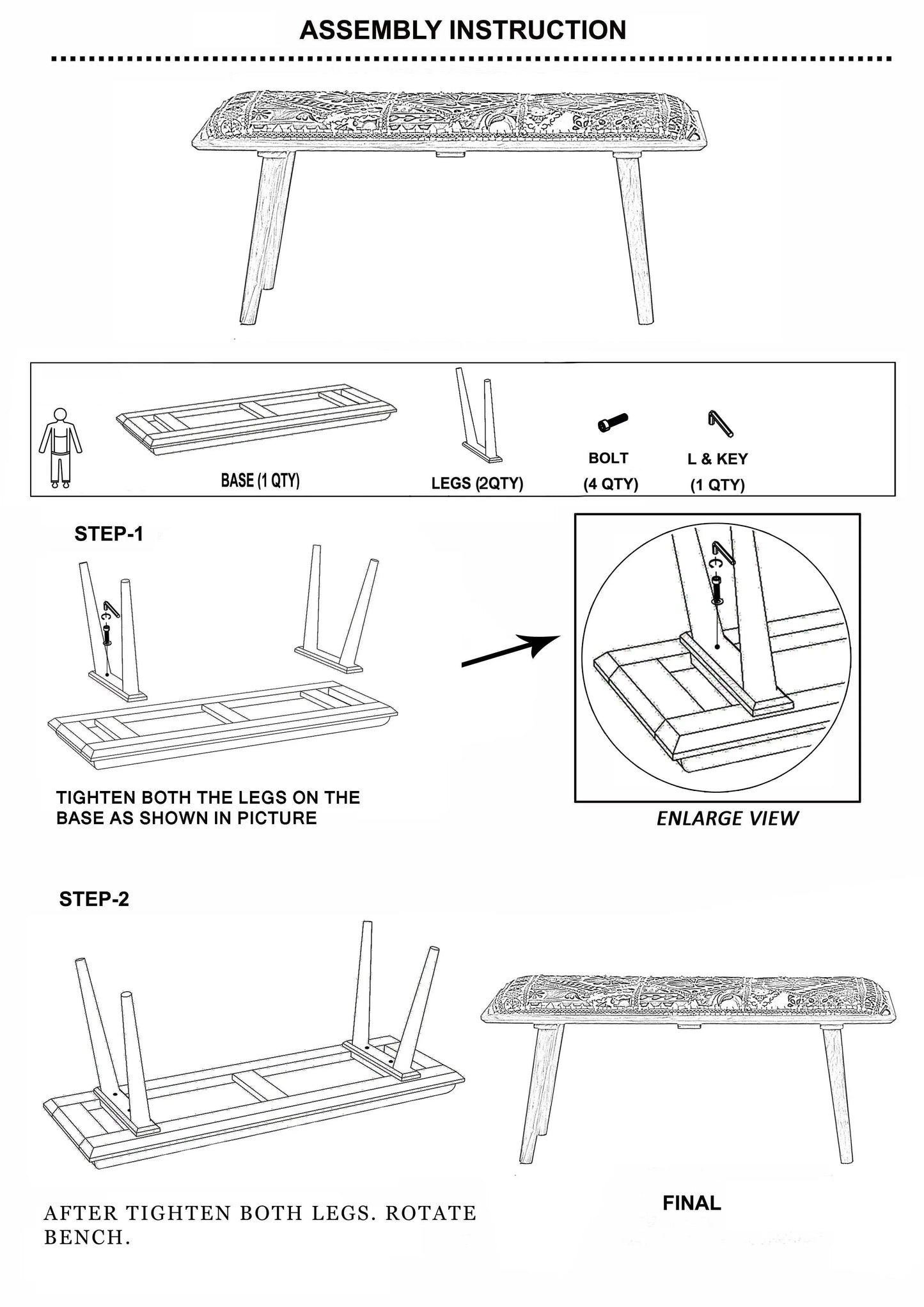 Karma Bench Livabliss Karma
