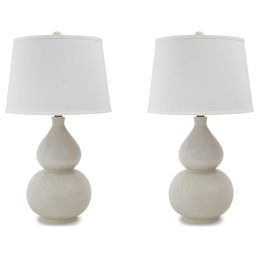 Saffi Table Lamp (Set of 2) Signature Design by Ashley® Uncategorized