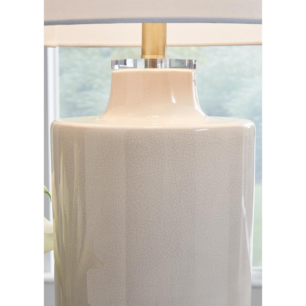 Cylener Table Lamp Set of 2 — Off-White Crackle Signature Design by Ashley® Uncategorized