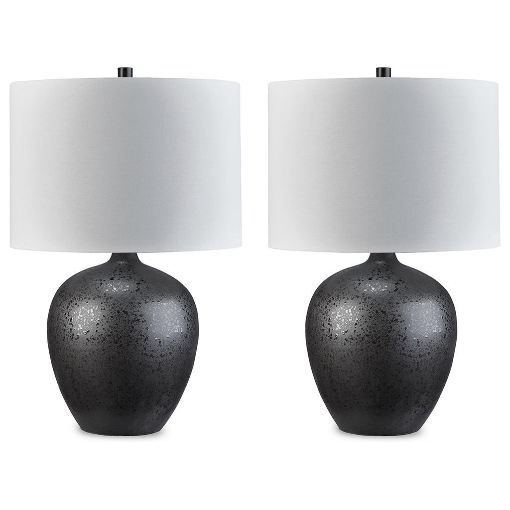 Ladstow Table Lamps Set of 2 — Black Signature Design by Ashley® Uncategorized