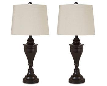 Darlita Table Lamp Set of 2 — Bronze Signature Design by Ashley® Lighting
