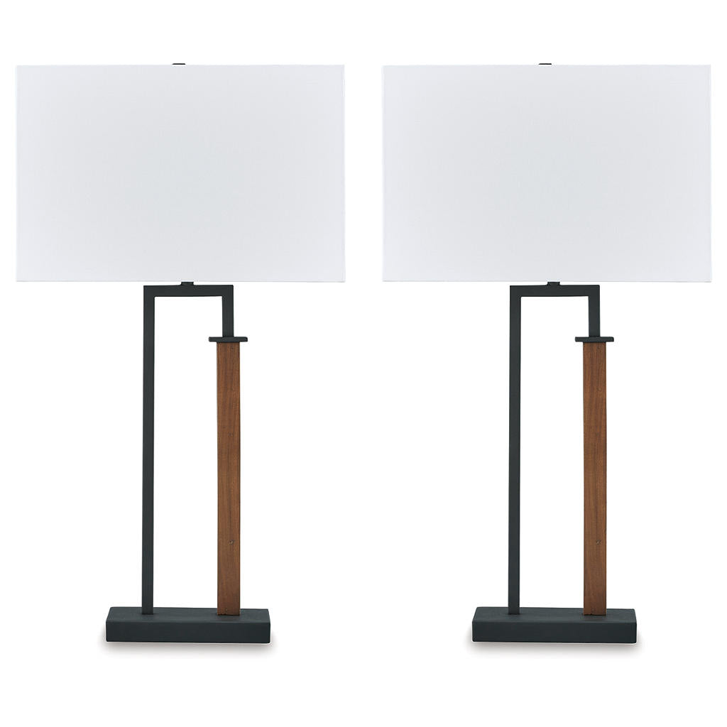 Voslen Table Lamp (Set of 2) Signature Design by Ashley® Lighting