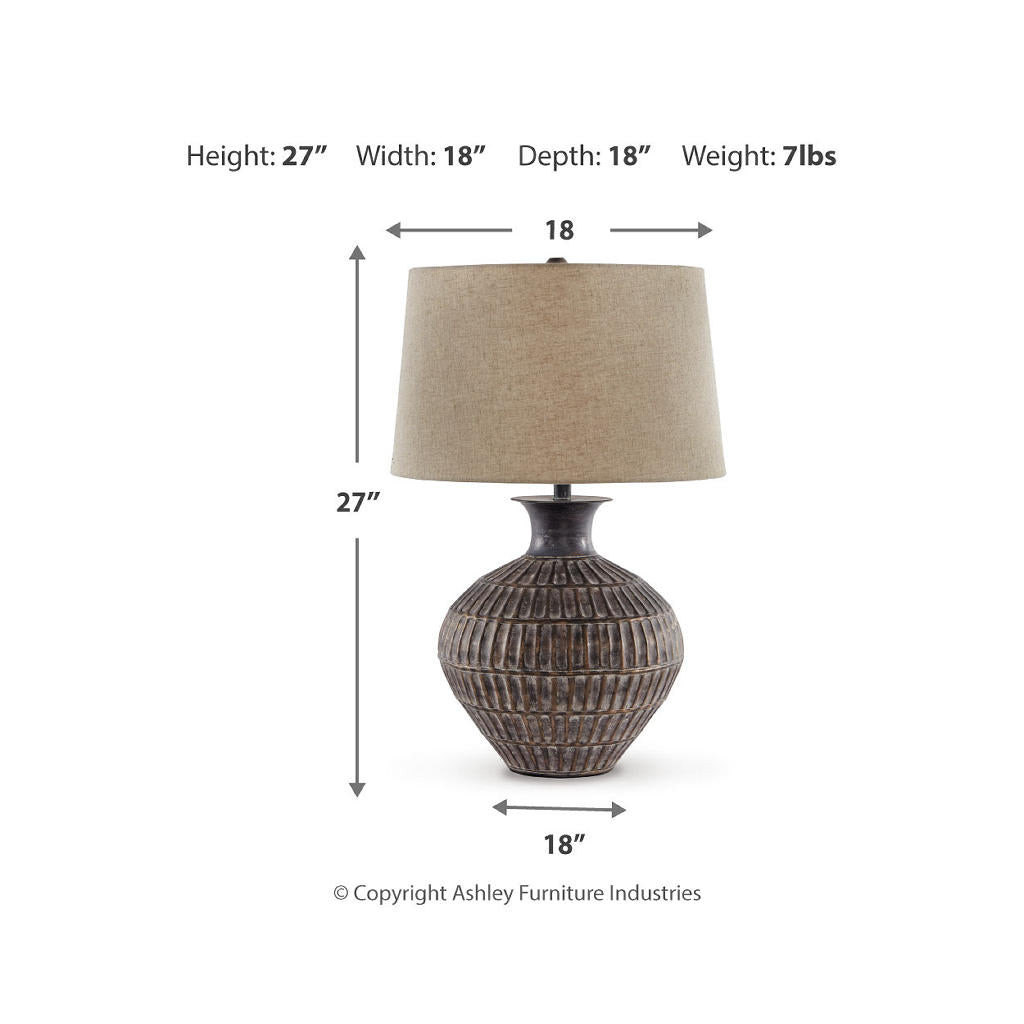 Magan Table Lamp (Set of 2) Signature Design by Ashley® Uncategorized