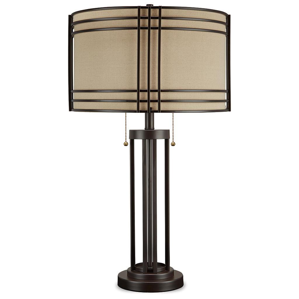 Hanswell Table Lamps Set of 2 — Dark Brown Signature Design by Ashley® Uncategorized