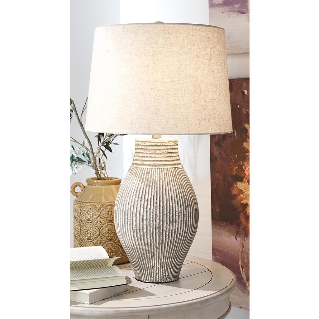 Layal Table Lamps Set of 2 — Beige Signature Design by Ashley® Uncategorized