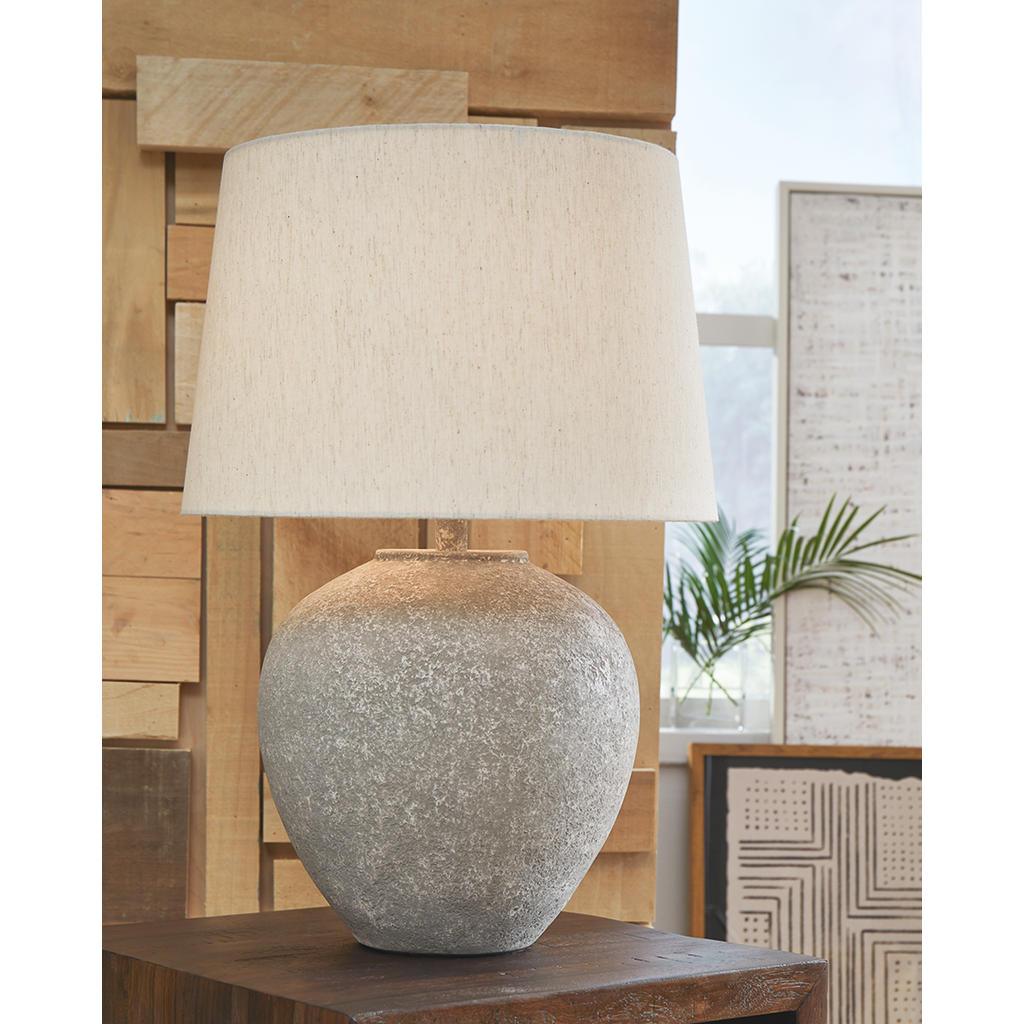 Dreward Table Lamp Set of 2 — Distressed Gray Signature Design by Ashley® Uncategorized