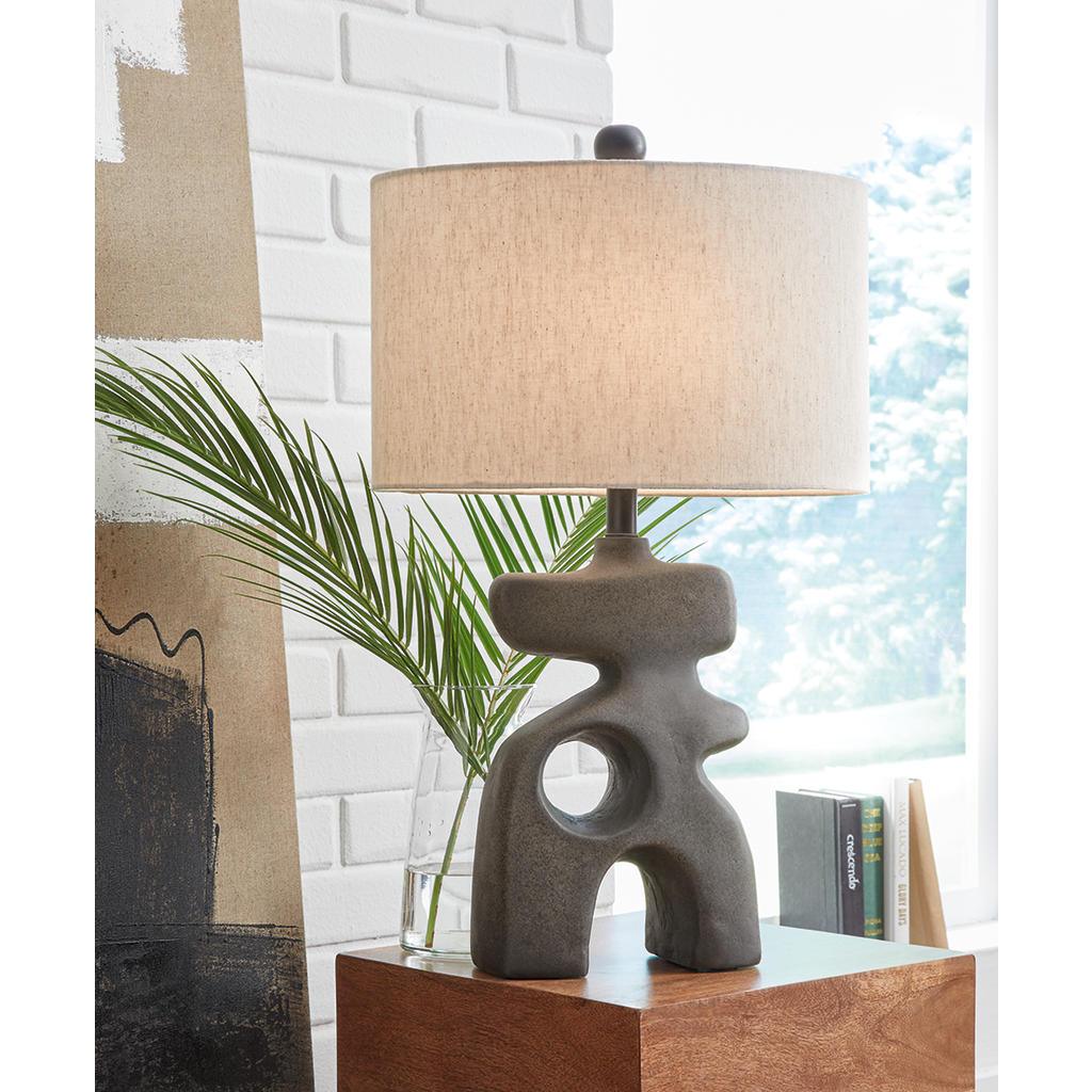 Danacy Table Lamp Set of 2 — Distressed Black Signature Design by Ashley® Uncategorized