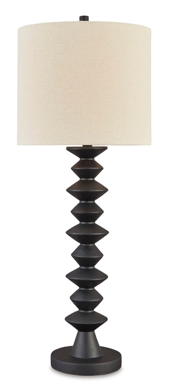 Luanndon Buffet Lamp — Black Polyresin, 36 Inches of Height Signature Design by Ashley® Lighting