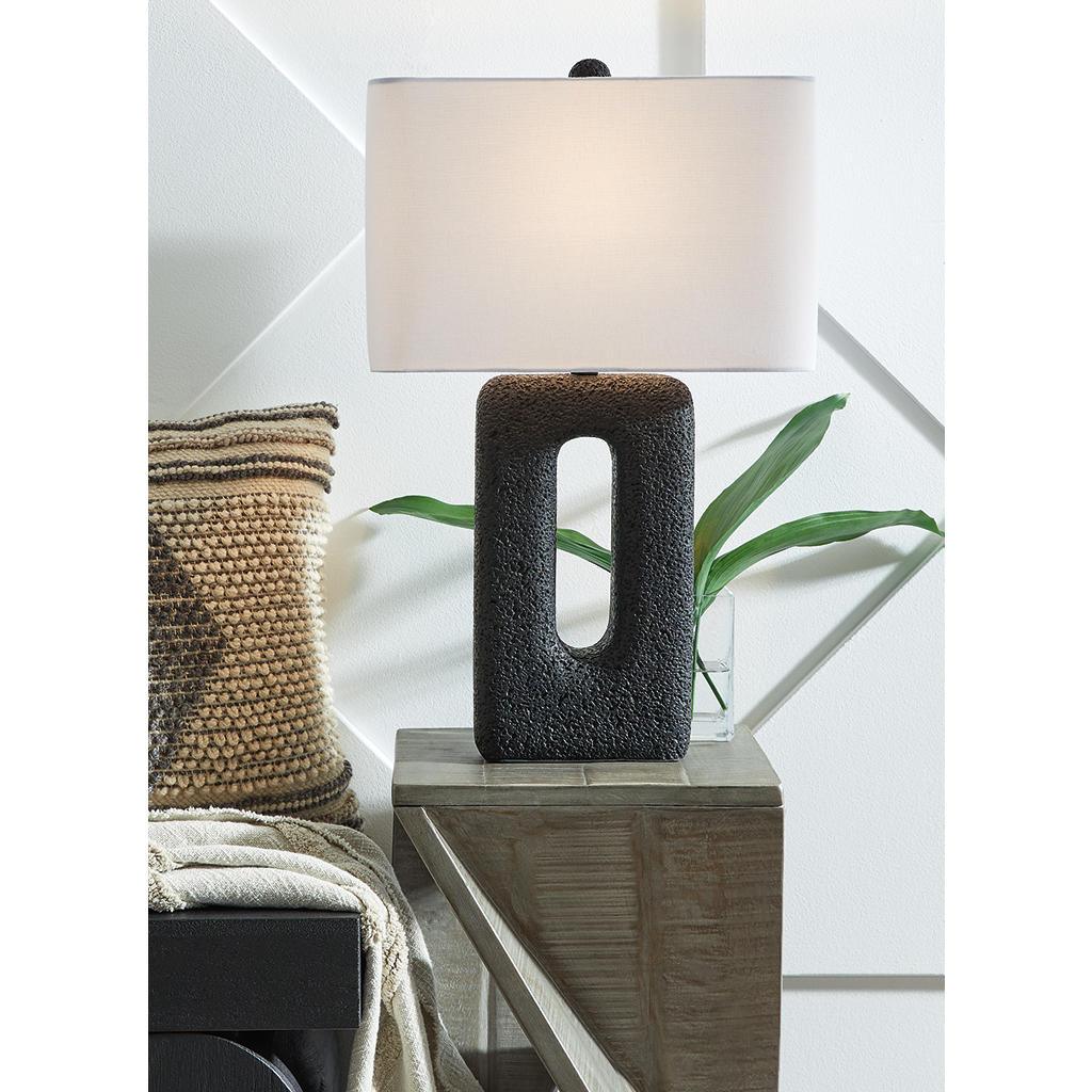Wimmings Table Lamp Set of 2 — Textured Black Signature Design by Ashley® Lighting