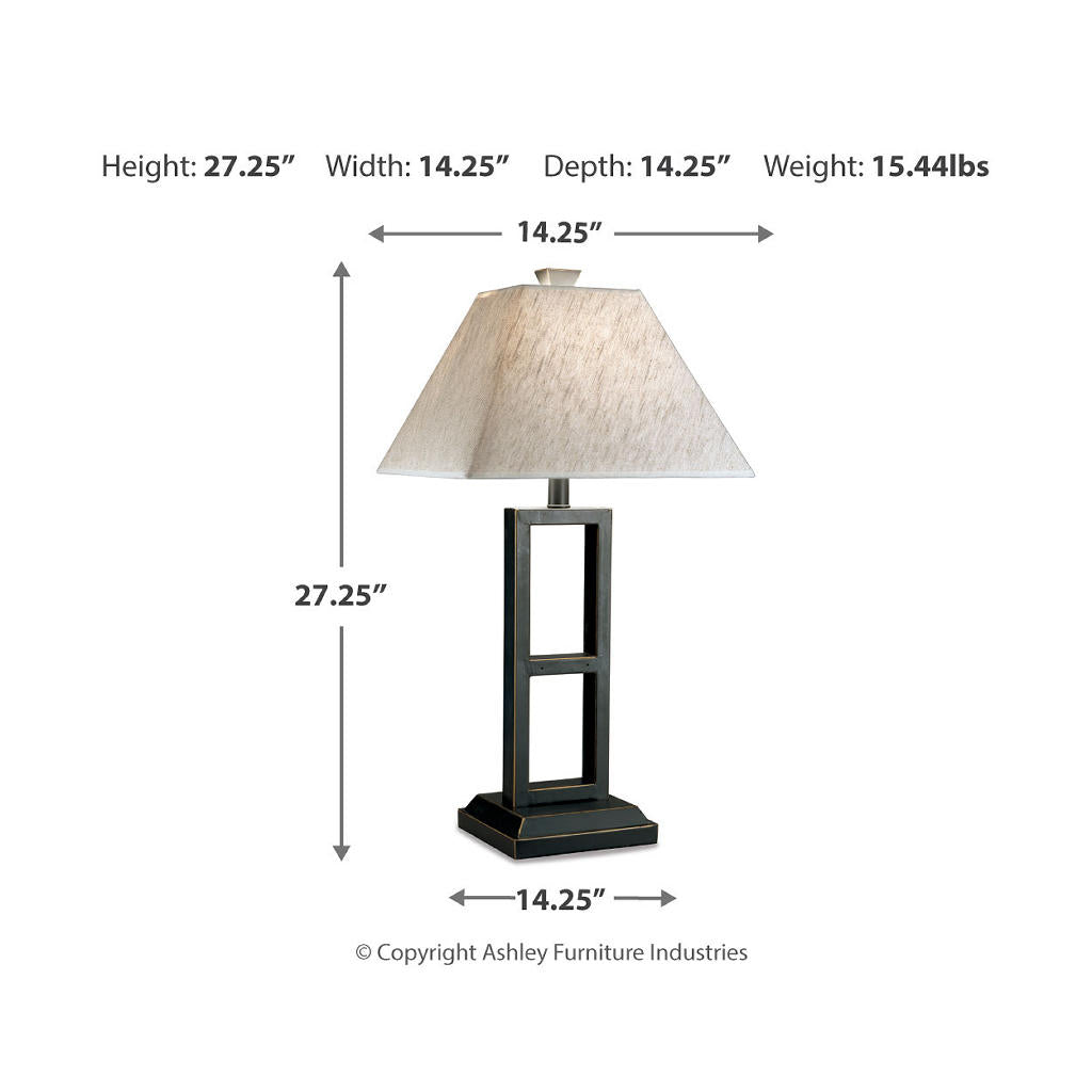 Deidra Table Lamp (Set of 2) Signature Design by Ashley® Lighting