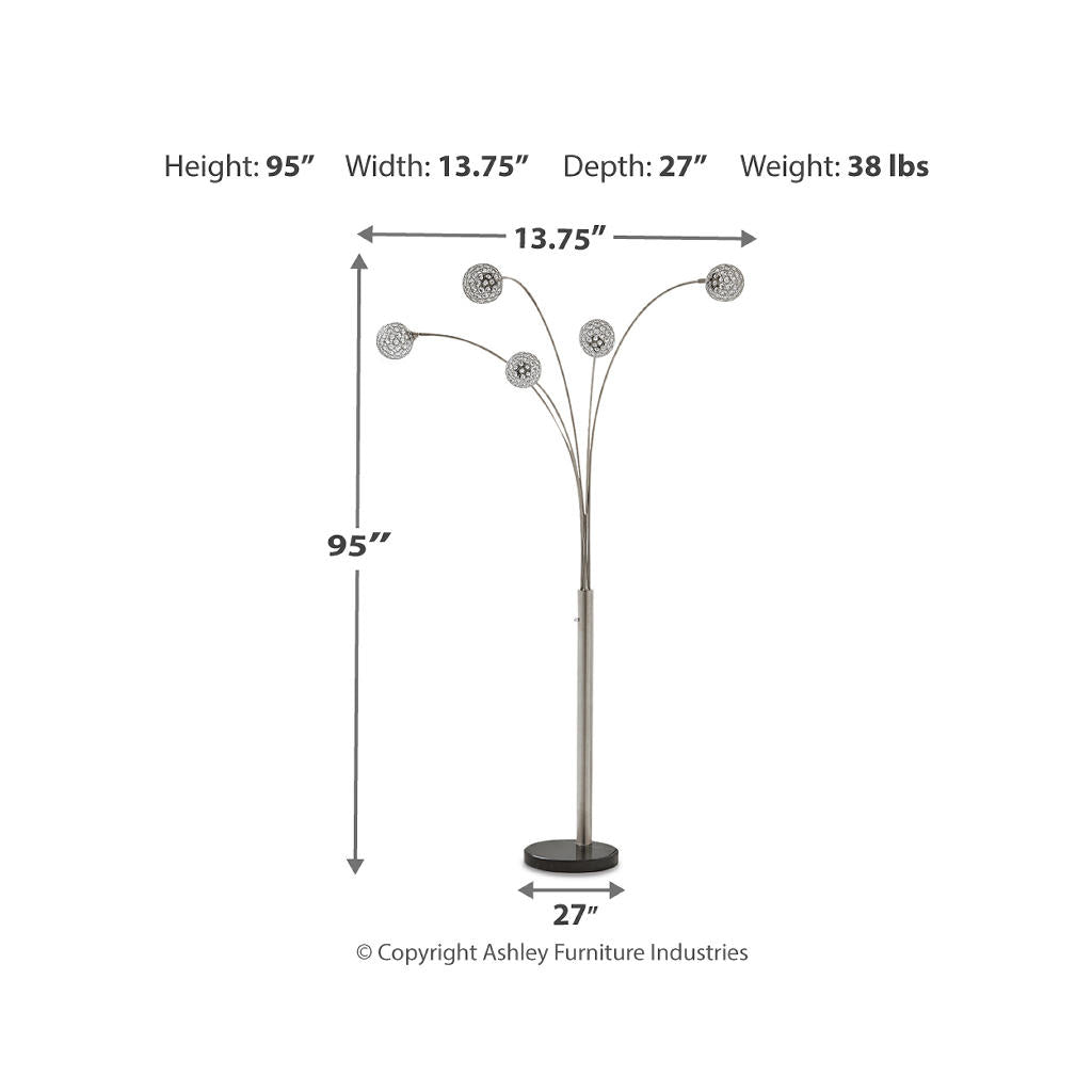 Winter Arc Lamp Signature Design by Ashley® Lighting