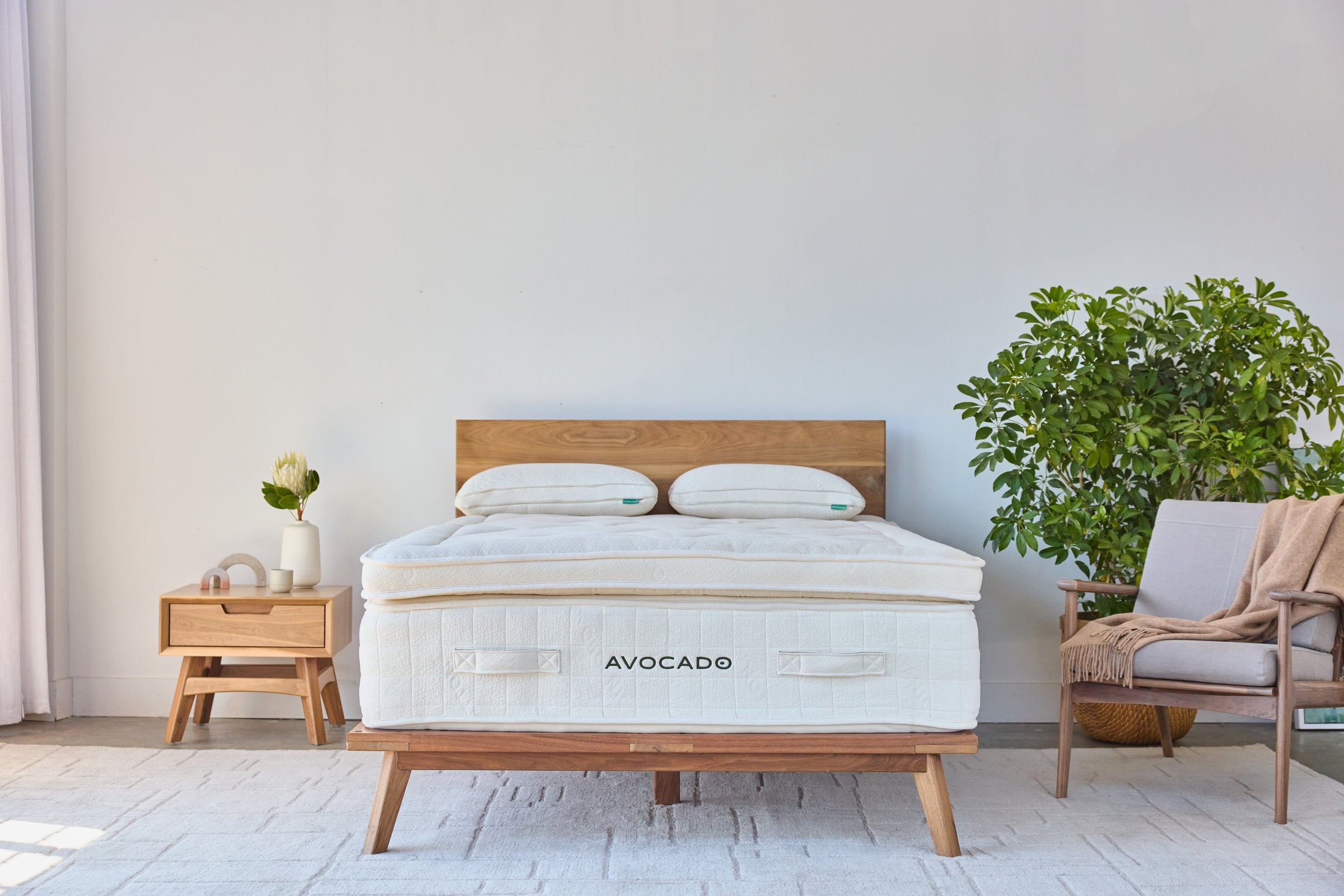 Avocado Luxury Organic Mattress Plush Pillow-Top — Double Coil Latex Hybrid