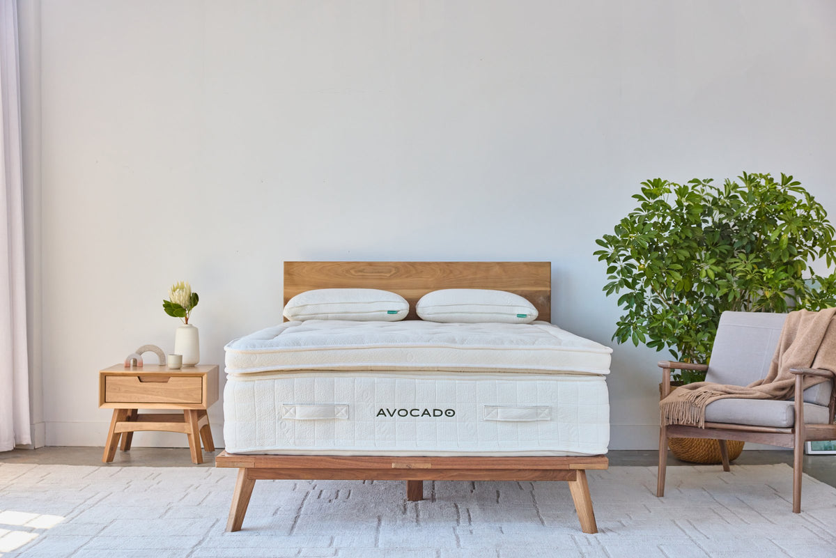 Avocado Luxury Organic Mattress Plush Pillow-Top — Double Coil Latex Hybrid