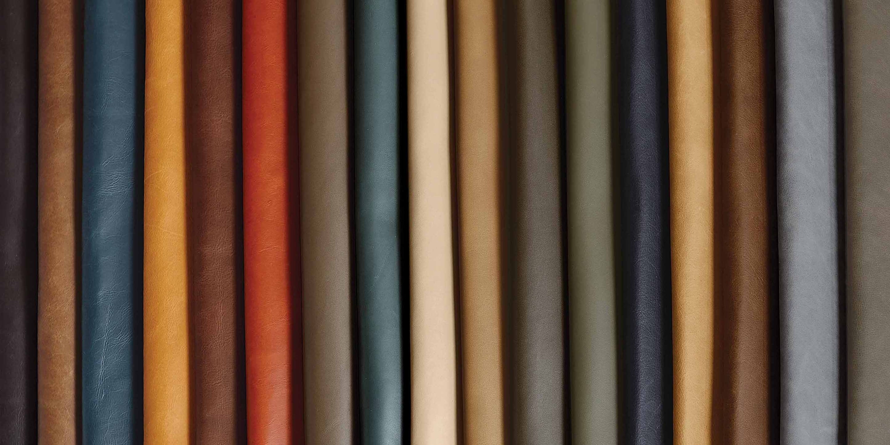 Jamestown Leather Ottoman Bassett