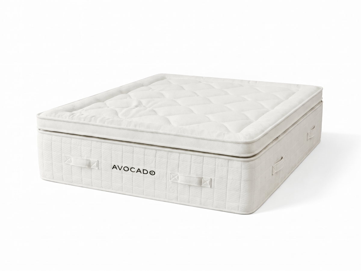 Avocado Luxury Organic Mattress Ultra Plush Box-Top — Double Coil, 15 in