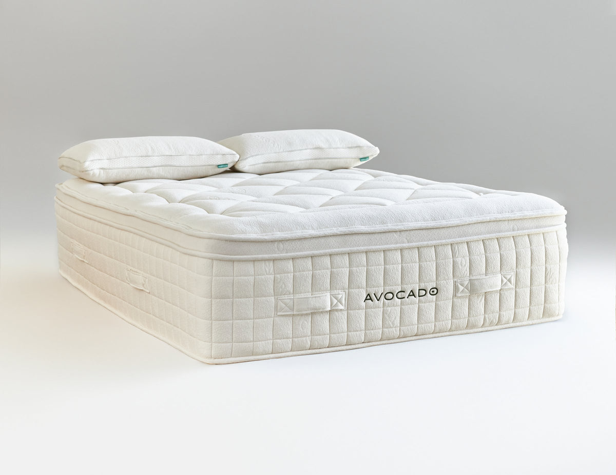 Avocado Luxury Organic Mattress Plush Pillow-Top — Double Coil Latex Hybrid