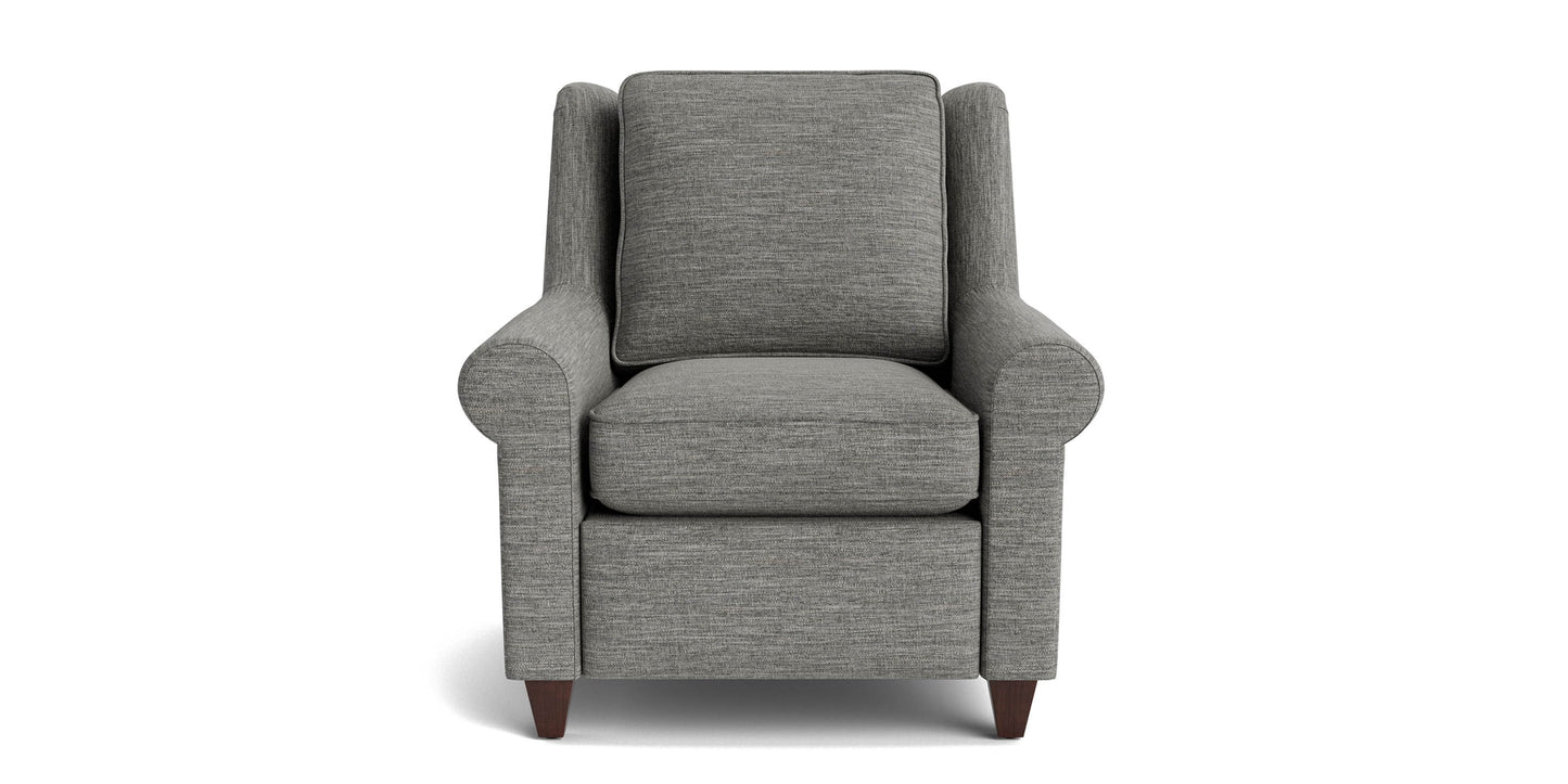 Magnificent Motion Roll Arm Power Wall Recliner Bassett