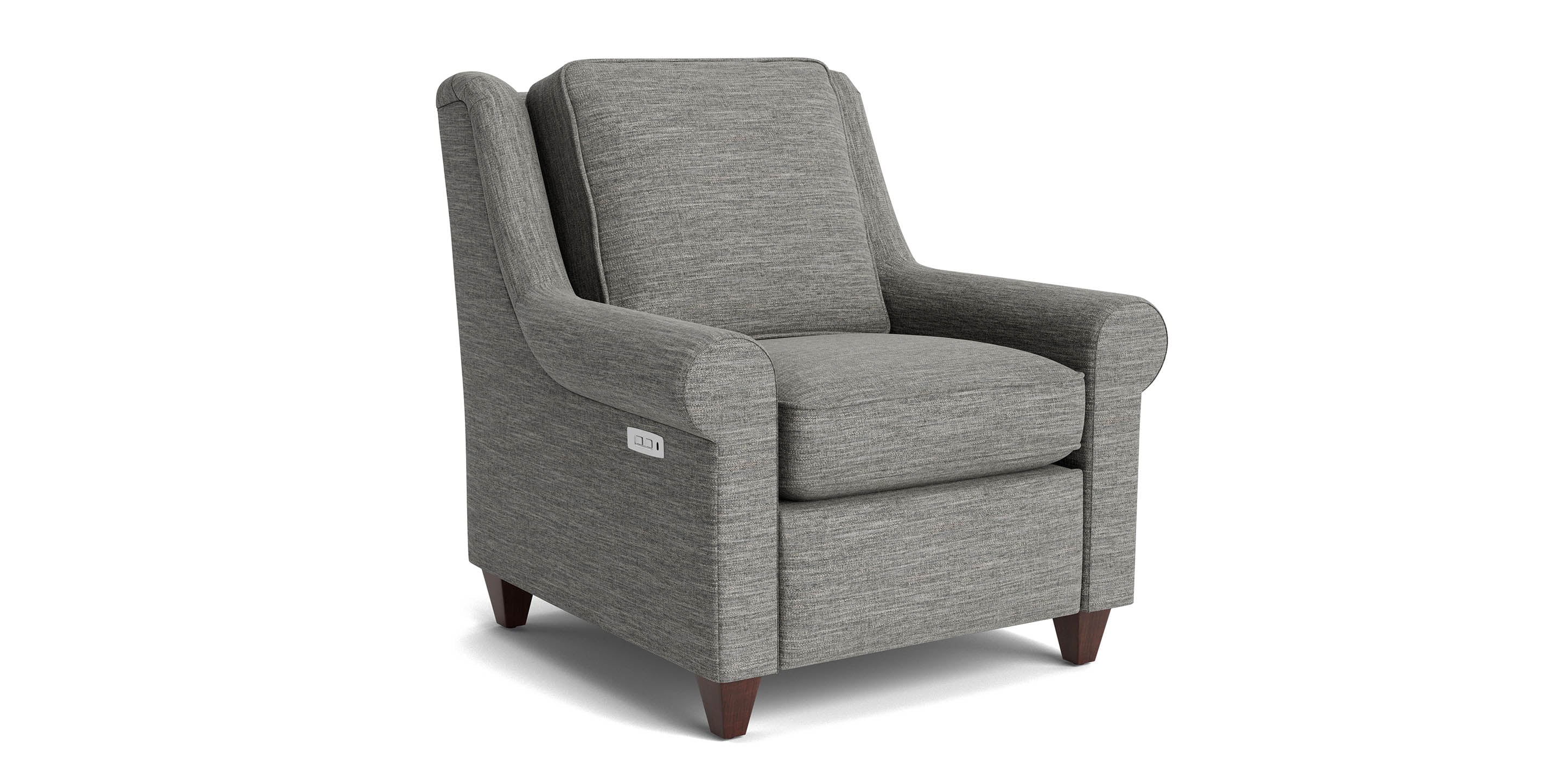 Bassett Magnificent Tall LAF Reclining Chair — Left-Arm, Your Fabric Bassett Reclining Sofa