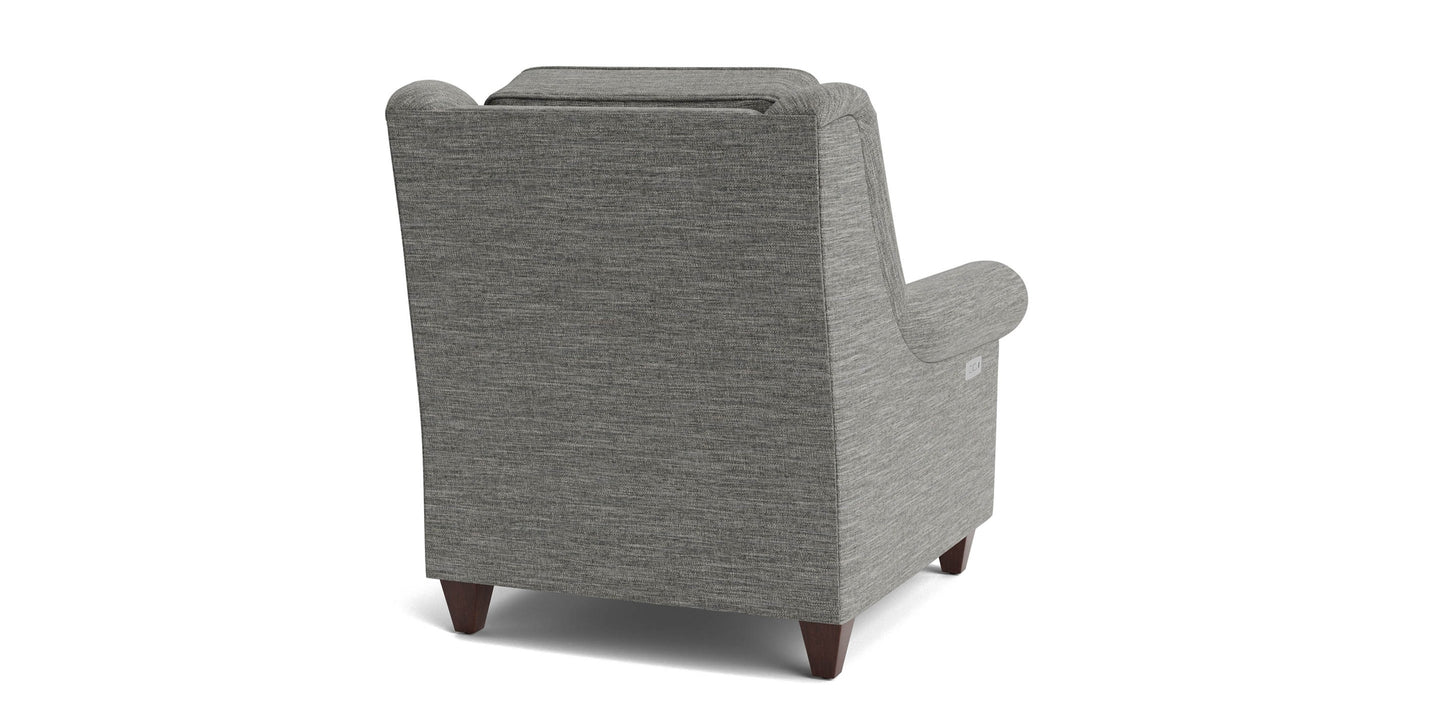 Magnificent Motion Roll Arm Power Wall Recliner Bassett