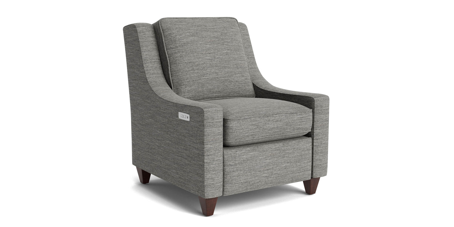 Magnificent Motion Slope Arm Power Wall Recliner Bassett