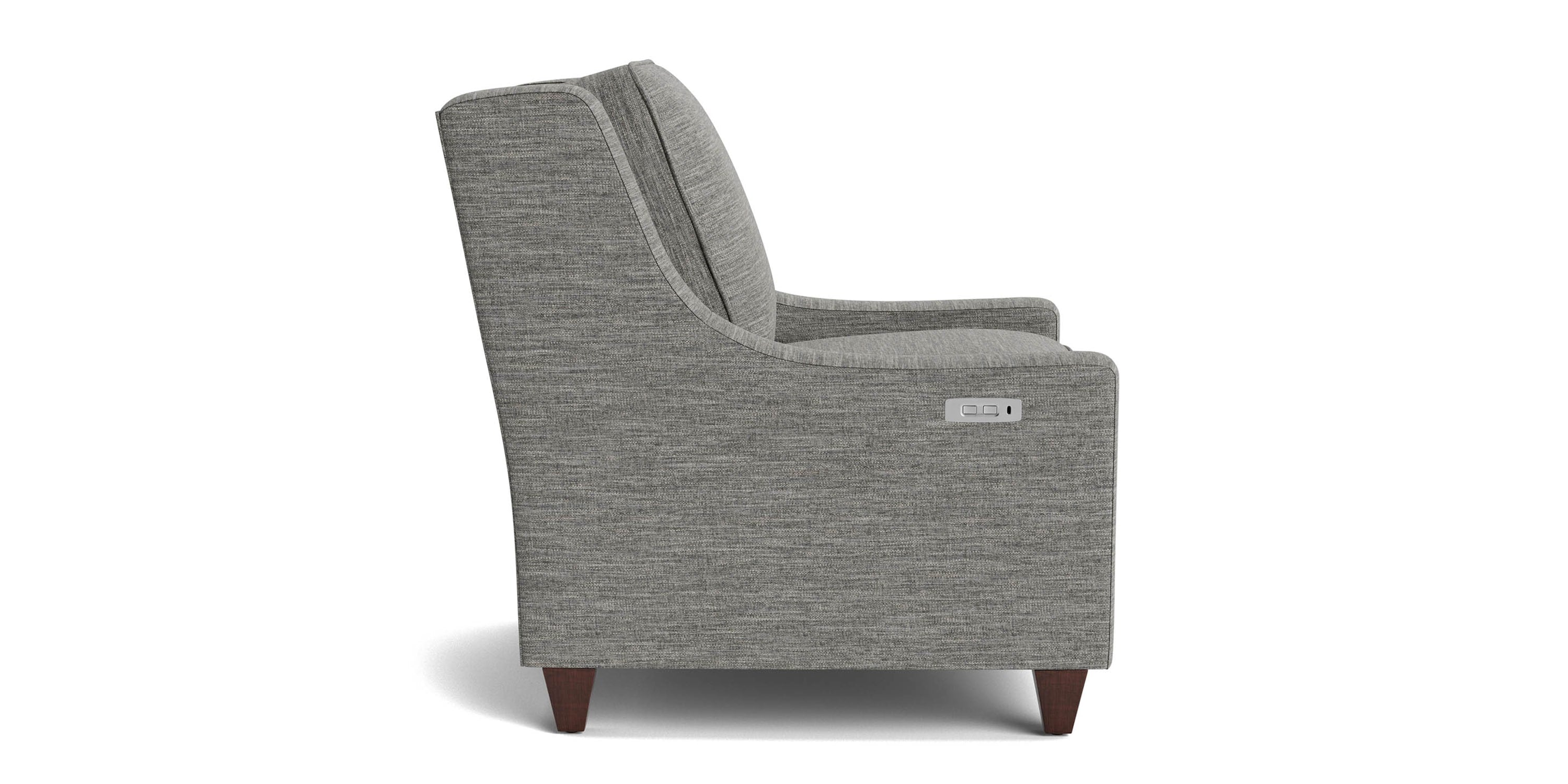 Magnificent Motion Slope Arm Power Wall Recliner Bassett
