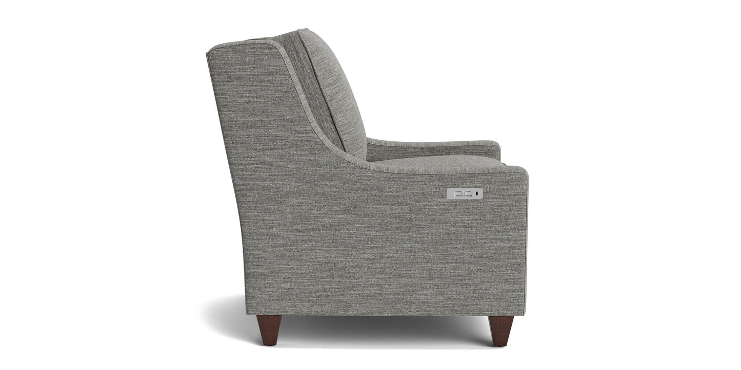 Magnificent Motion Slope Arm Power Wall Recliner Bassett