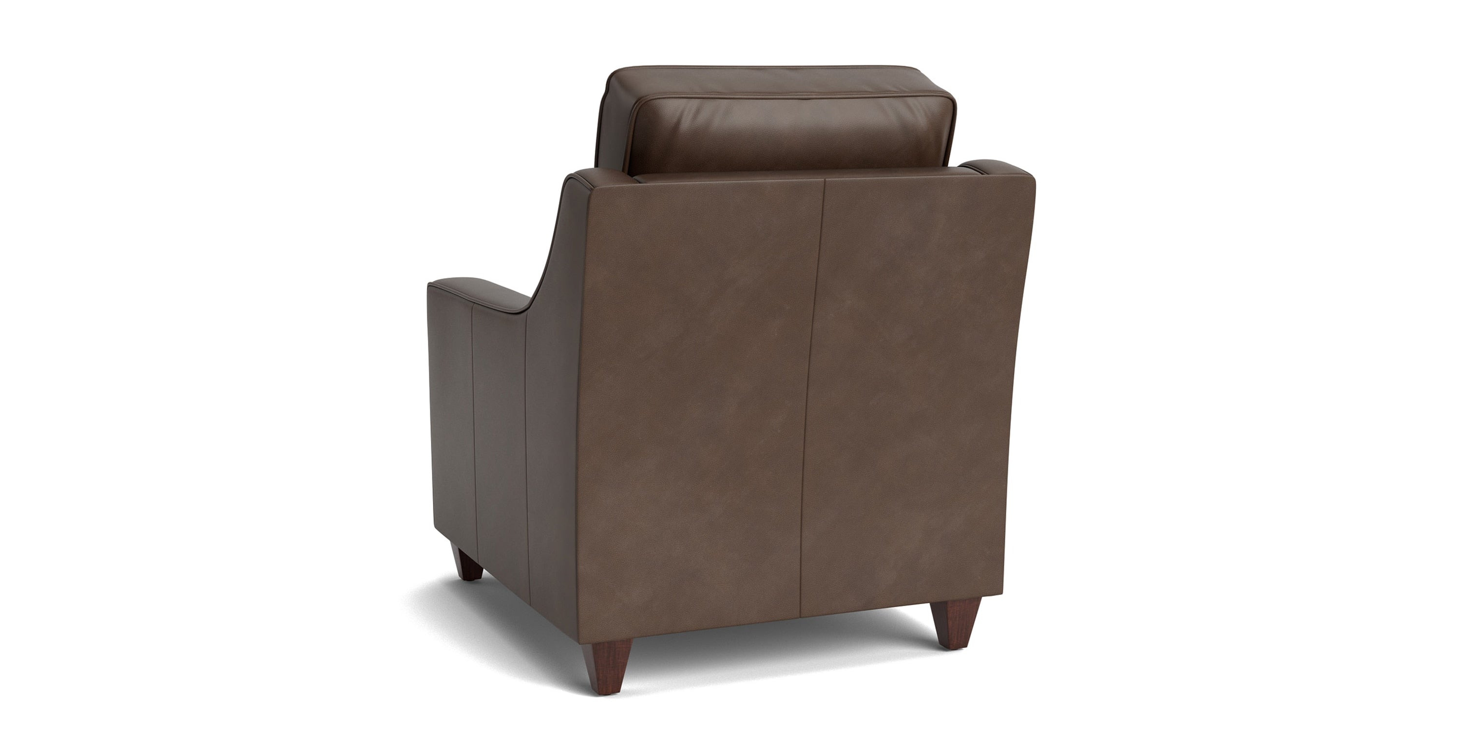 Magnificent Motion Leather Slope Arm Power Wall Recliner Bassett