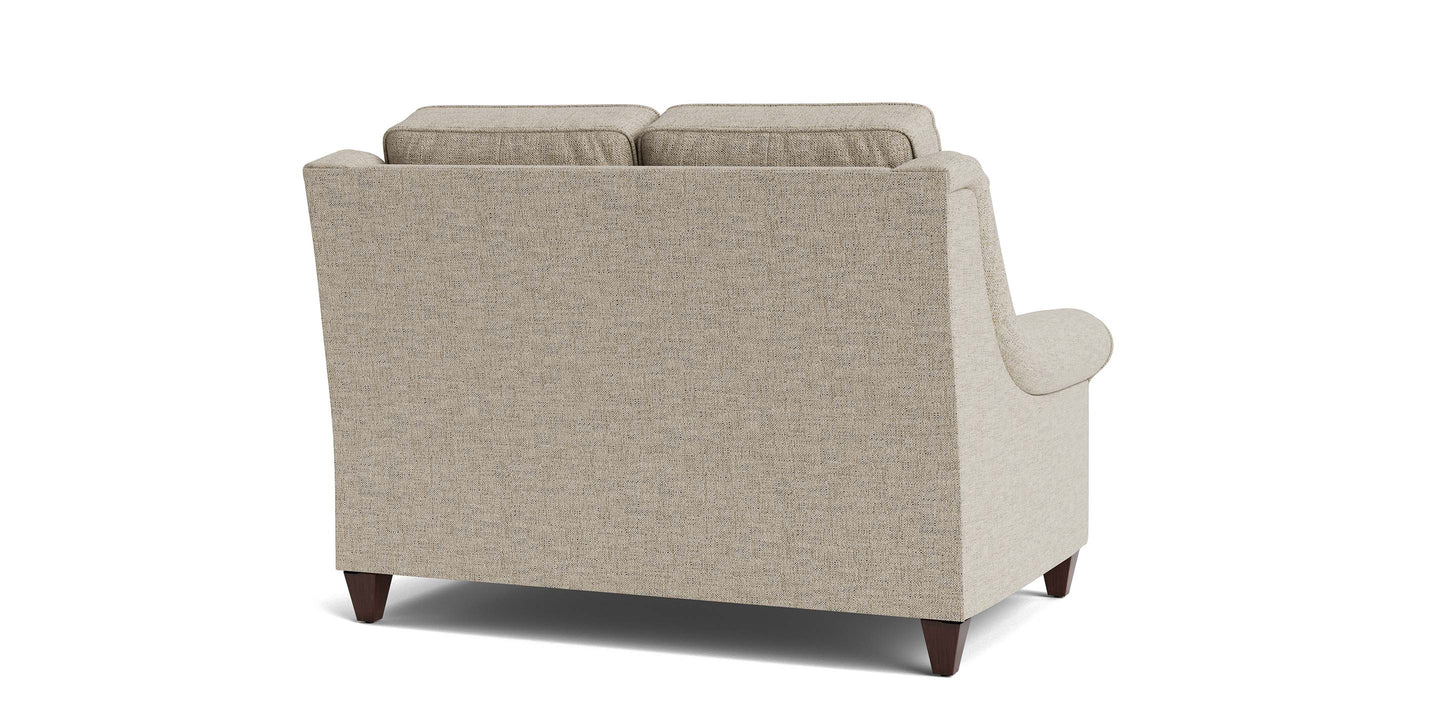 Bassett Magnificent Stationary Loveseat — Your Fabric, USA-Built