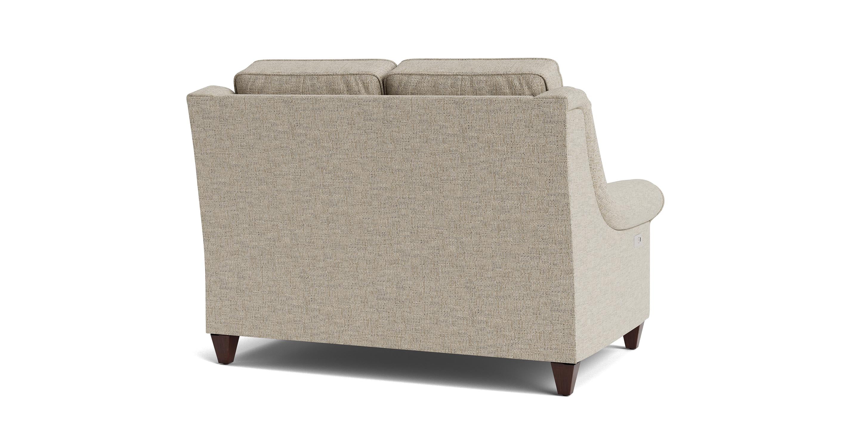 Bassett Magnificent Reclining Loveseat — Custom Fabric, Made in USA
