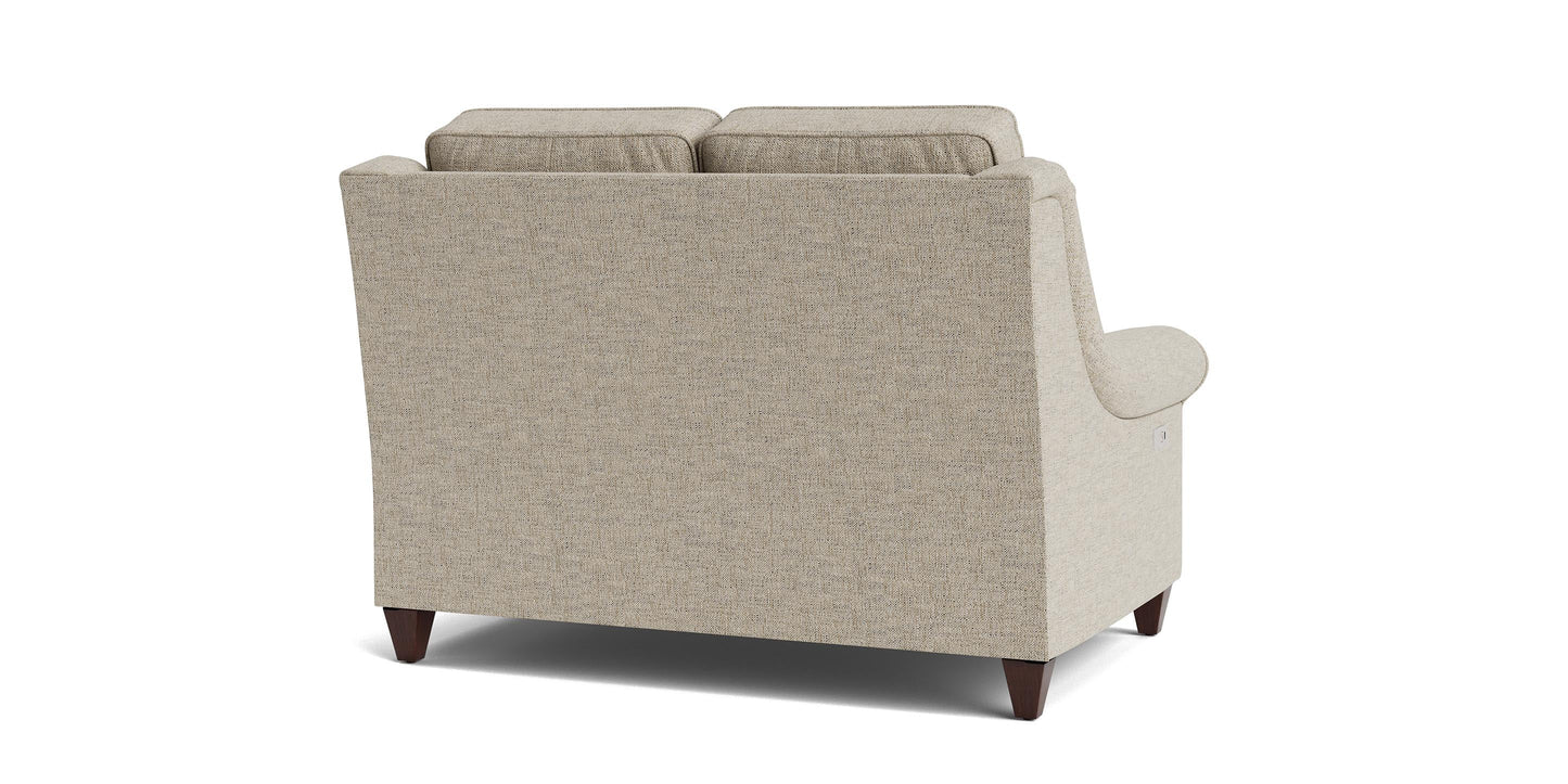 Bassett Magnificent Reclining Loveseat — Custom Fabric, Made in USA
