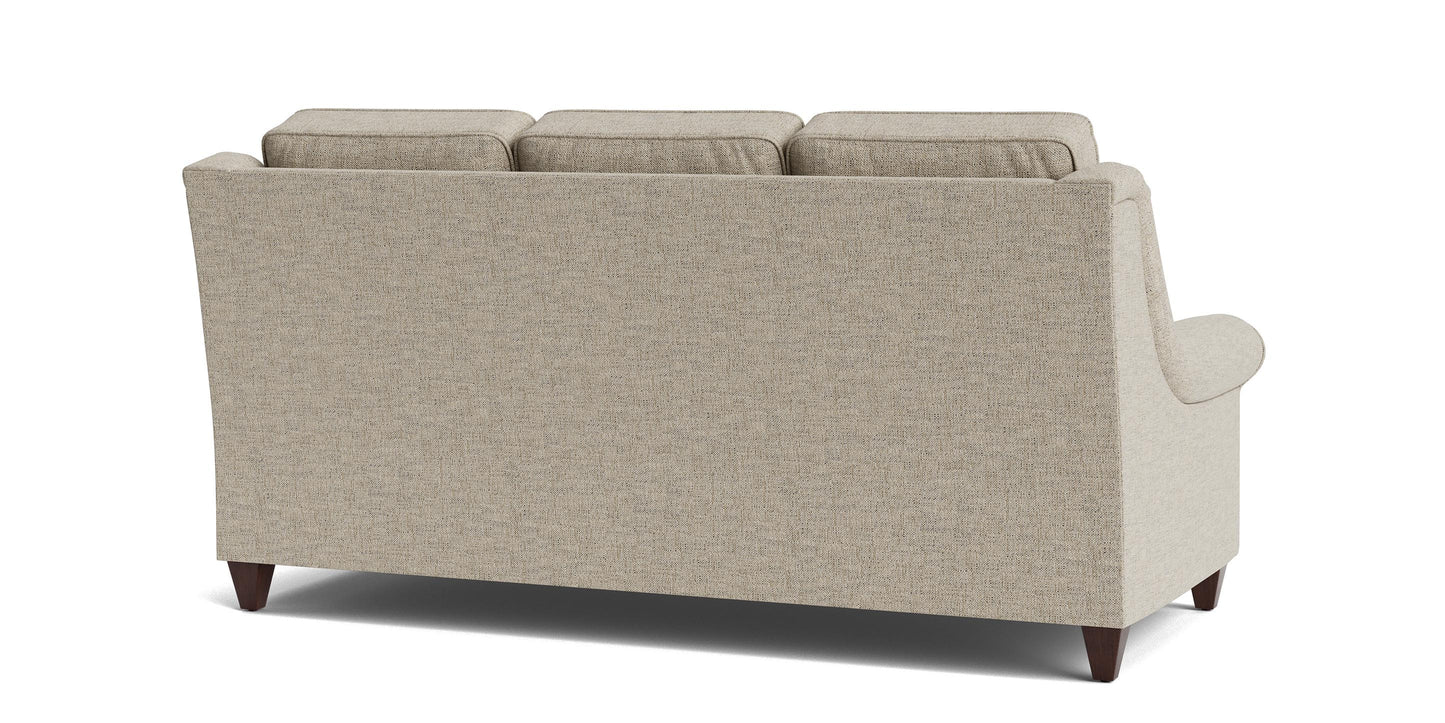 Bassett Magnificent Stationary Sofa — Custom Fabric, Coil Seating