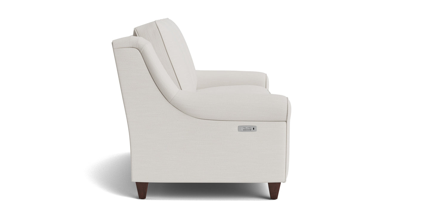 Magnificent Motion Roll Arm Reclining Sofa Bassett