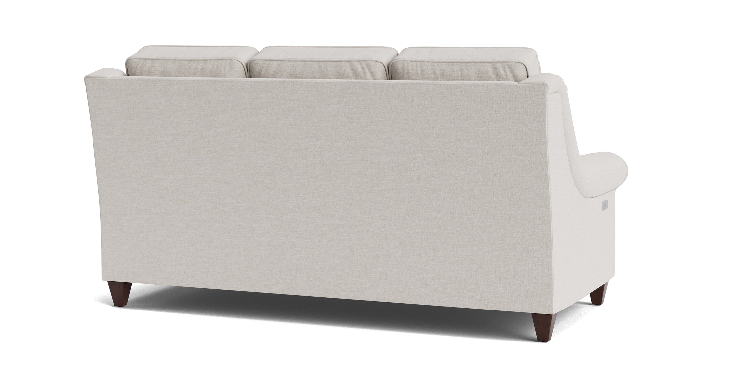 Magnificent Motion Roll Arm Reclining Sofa Bassett