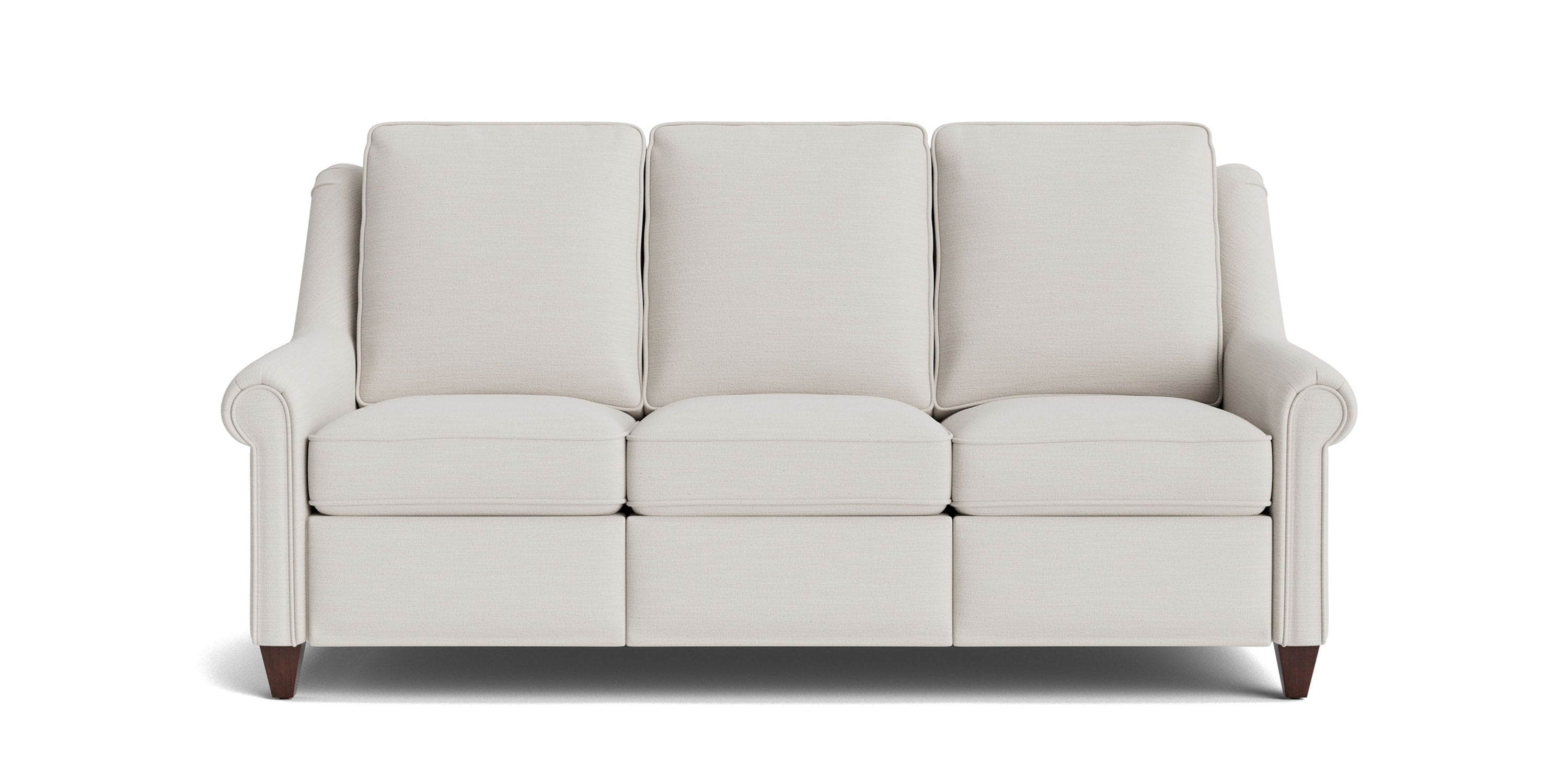 Magnificent Motion Panel Arm Reclining Sofa Bassett