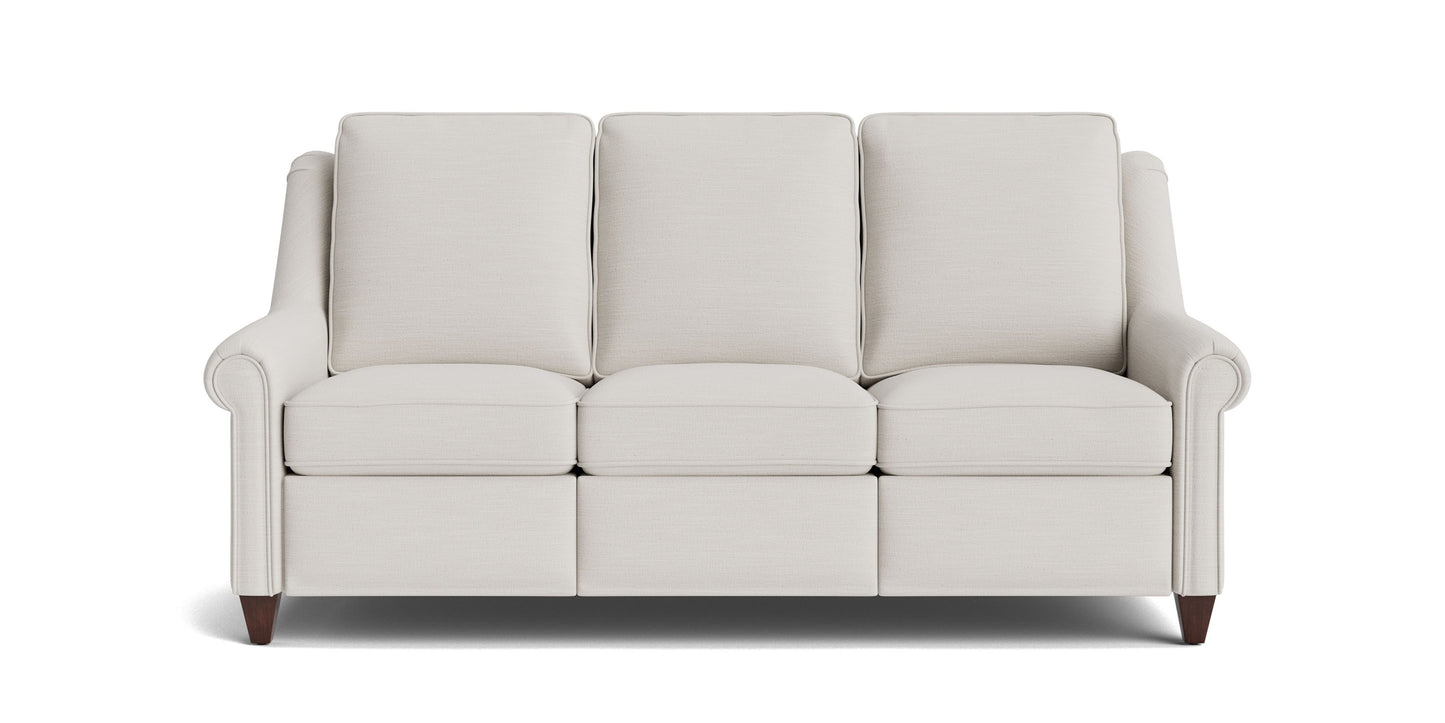 Magnificent Motion Panel Arm Reclining Sofa Bassett