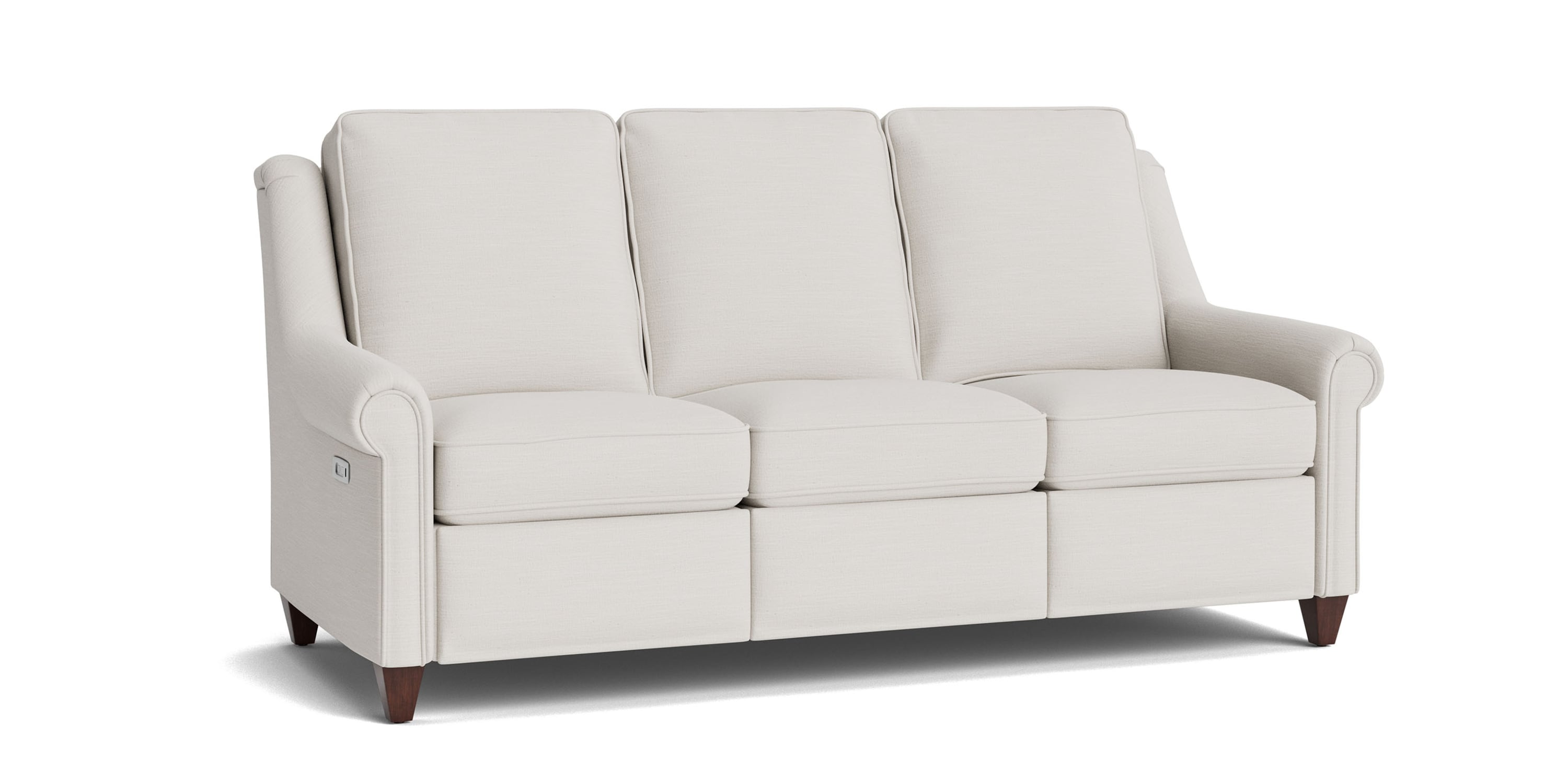 Magnificent Motion Panel Arm Reclining Sofa Bassett
