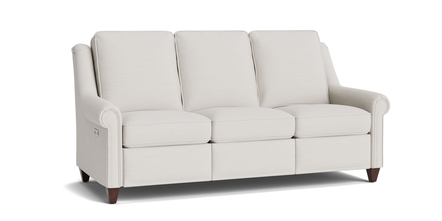 Magnificent Motion Panel Arm Reclining Sofa Bassett
