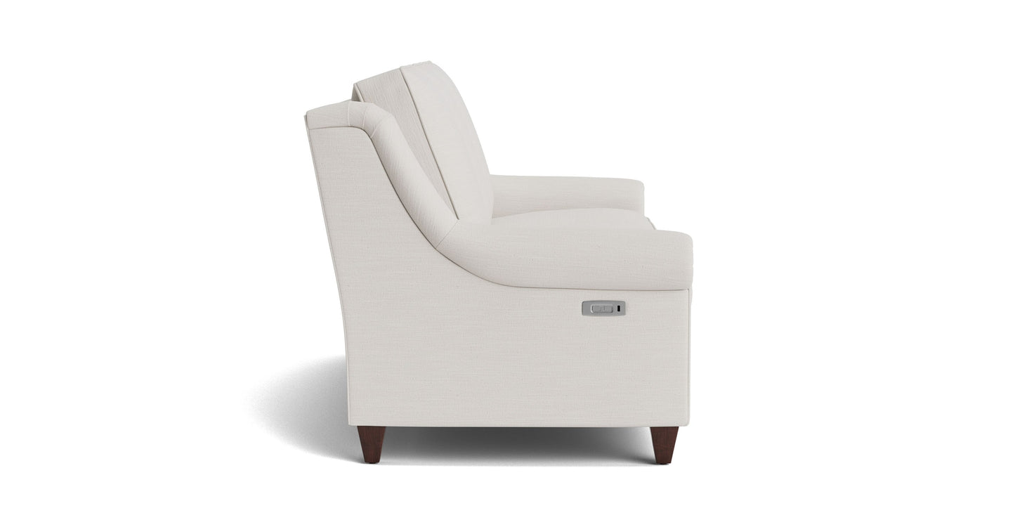 Magnificent Motion Panel Arm Reclining Sofa Bassett