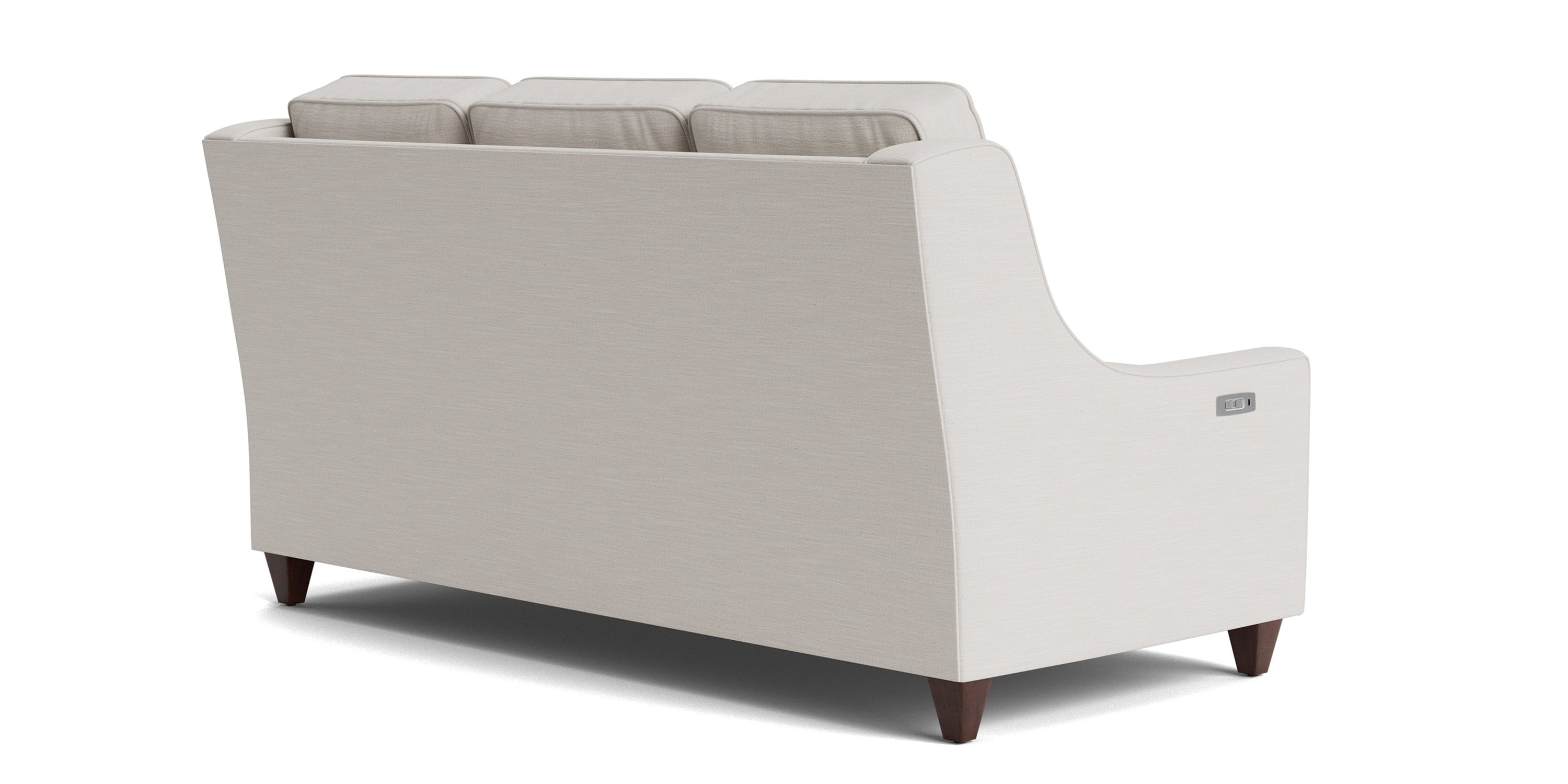 Magnificent Motion Slope Arm Reclining Sofa Bassett