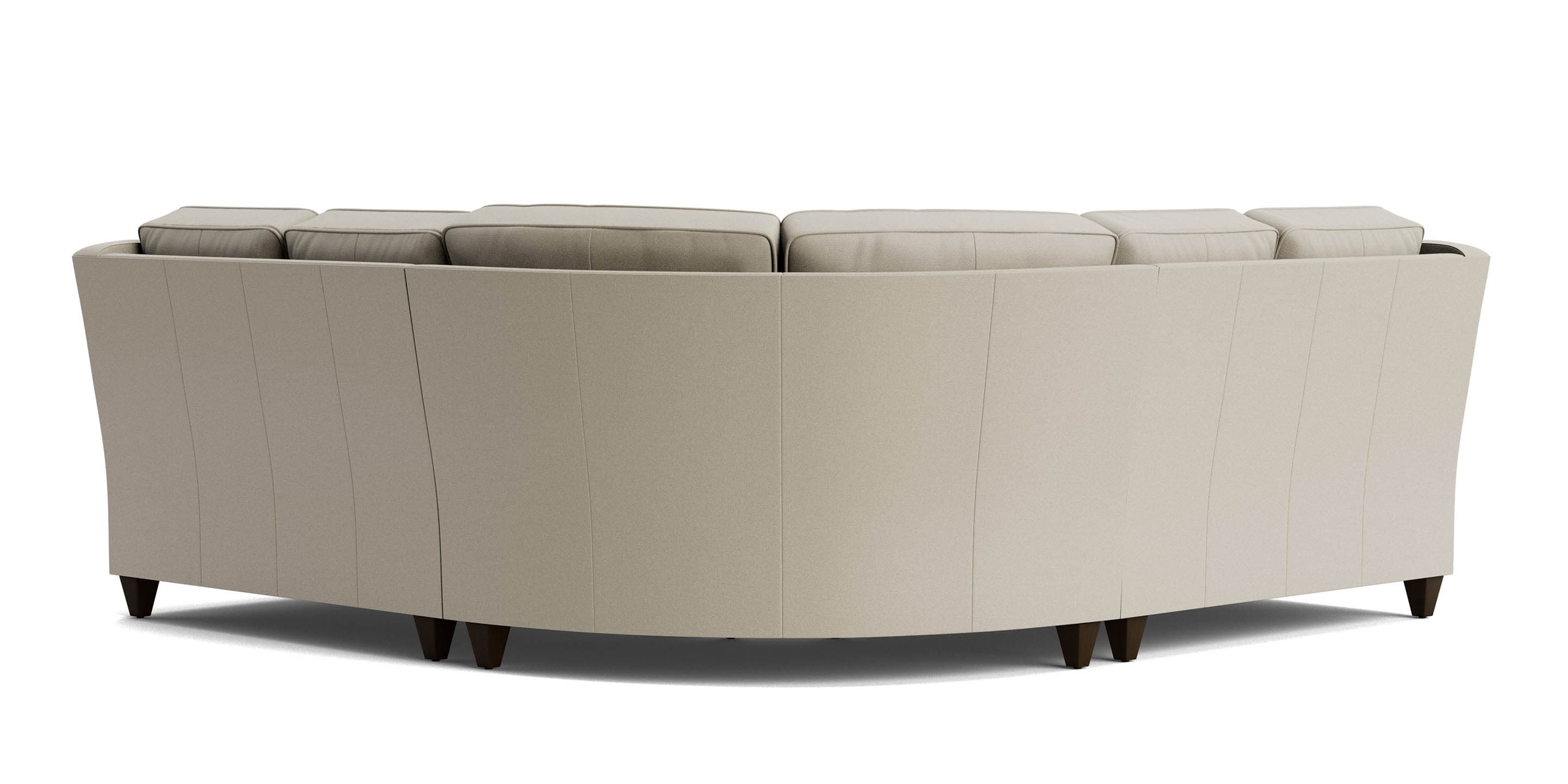 Bassett Magnificent Tall LAF Reclining Chair — Leather, Left-Arm Piece Bassett Reclining Sofa