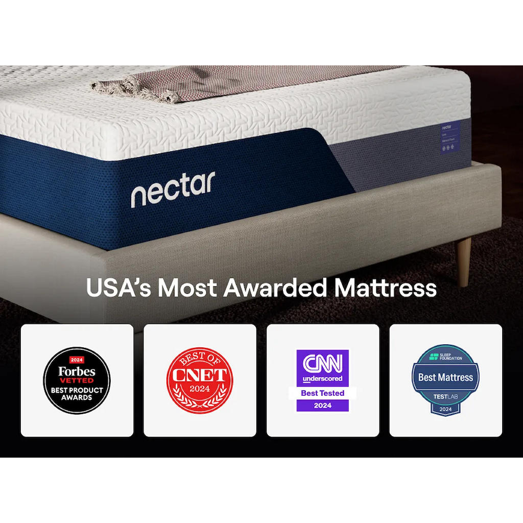 Nectar Luxe Memory Foam Queen Mattress