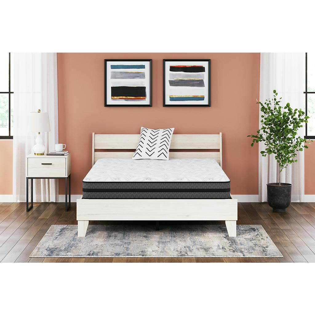 10" Pocketed Hybrid Full Mattress — Coils Plus Cooling Gel, Medium Sierra Sleep® By Ashley Full