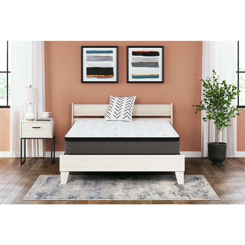 12" Pocketed Hybrid Full Mattress — Taller Comfort Stack, Medium Sierra Sleep® By Ashley Full